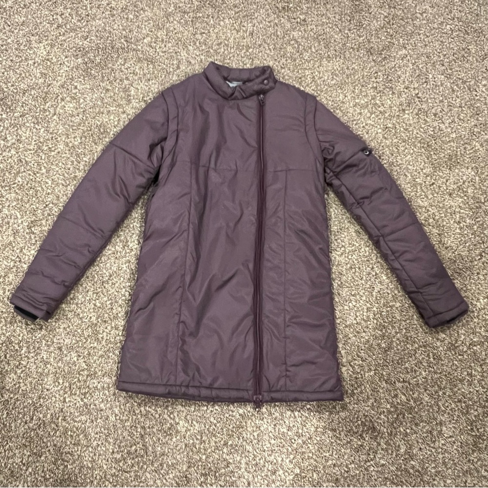 Stussy Thermolite Plus Jacket Women’s XS Plum Purple Water Resist Lightweight
